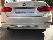 BMW rad 3 F30/F31 2012–2019 Lišta zadného nárazníka (nerez) fotografia 1