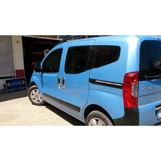 Lišta pod posuvné dvere (2 ks, nerez) Fiat Fiorino/Qubo 2008–2024 fotografia 2