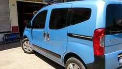 Fiat Fiorino/Qubo 2008–2024 Lišta pod posuvné dvere (2 ks, nerez) Carmos - turecká oceľ fotografia 2
