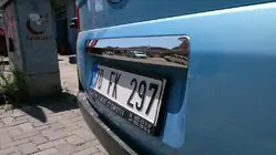 Peugeot Bipper 2008–2017 Nerezová lišta nad ŠPZ fotografia 4