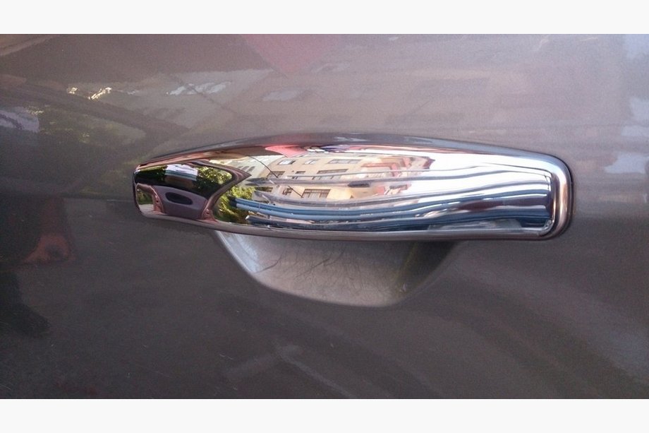 Renault Symbol 2008–2013 Nerezové kryty kľučiek dverí (4 ks) OmsaLine - talianska nehrdzavejuca ocel Image