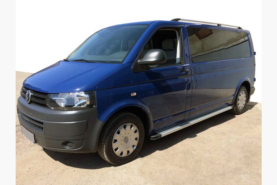 Volkswagen T5 2010–2015 Bočné nášľapy Maya V2 (2 ks, hliník) Image