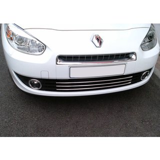 Nerezové kryty mriežky nárazníka (2009-2013) Renault Fluence 2009–2016 fotografia 1