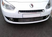 Renault Fluence 2009–2016 Nerezové kryty mriežky nárazníka (2009-2013) fotografia 1