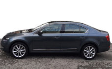 Skoda Octavia III A7 2013–2019 Kompletné rámiky okien (10 ks, nerez) fotografia 1