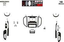 Mercedes Vito/V-trieda W447 2014– Kryty palubnej dosky Drevo fotografia 6