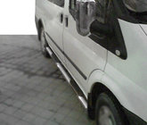 Ford Transit 2014– Bočné trubky Ø70 (2 ks, nerezová oceľ) fotografia 1