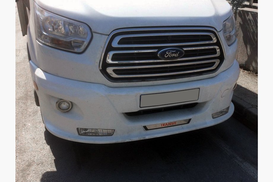Ford Transit 2014– Nástavec predného nárazníka ERA (2014-2019, na lakovanie) Image
