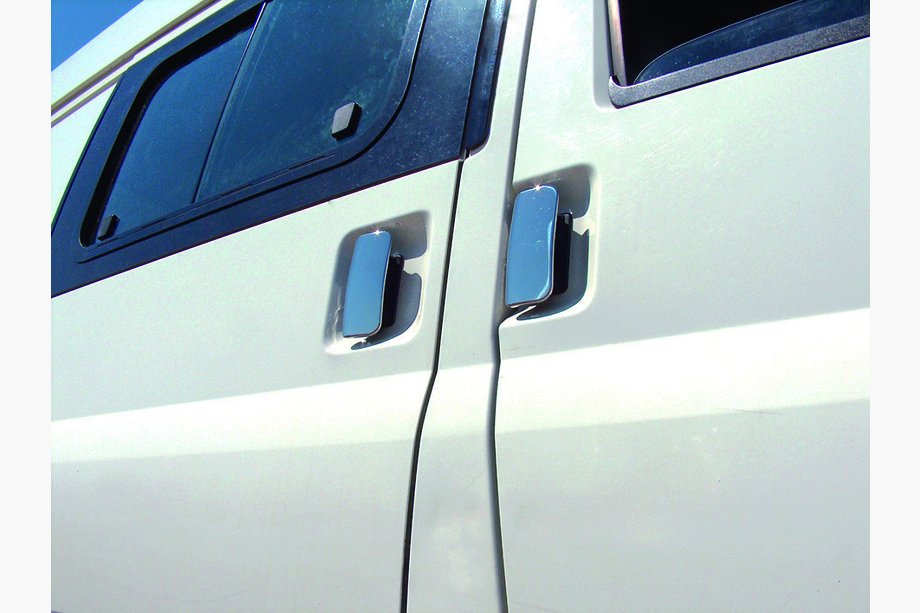 Ford Transit 2000–2014 Kryty kľučiek dverí (nerez) Image