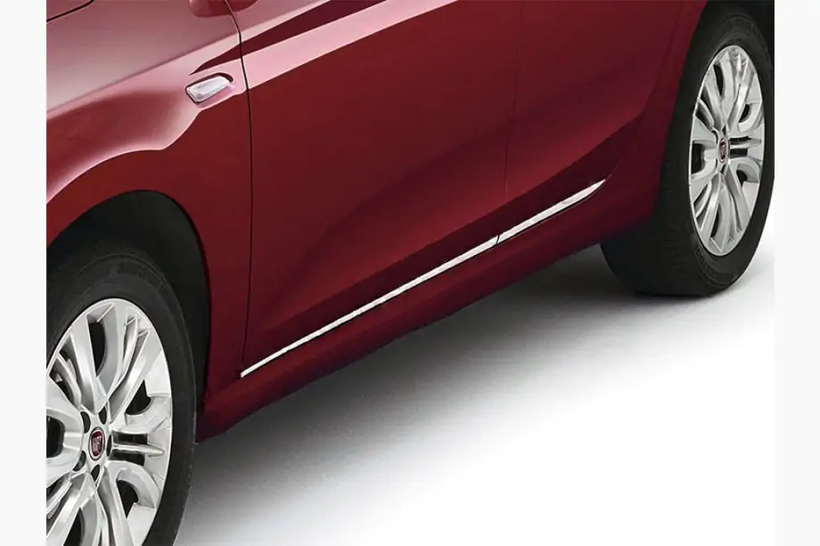 Fiat Tipo 2016– Dverné lišty (4 ks, nerez) Image