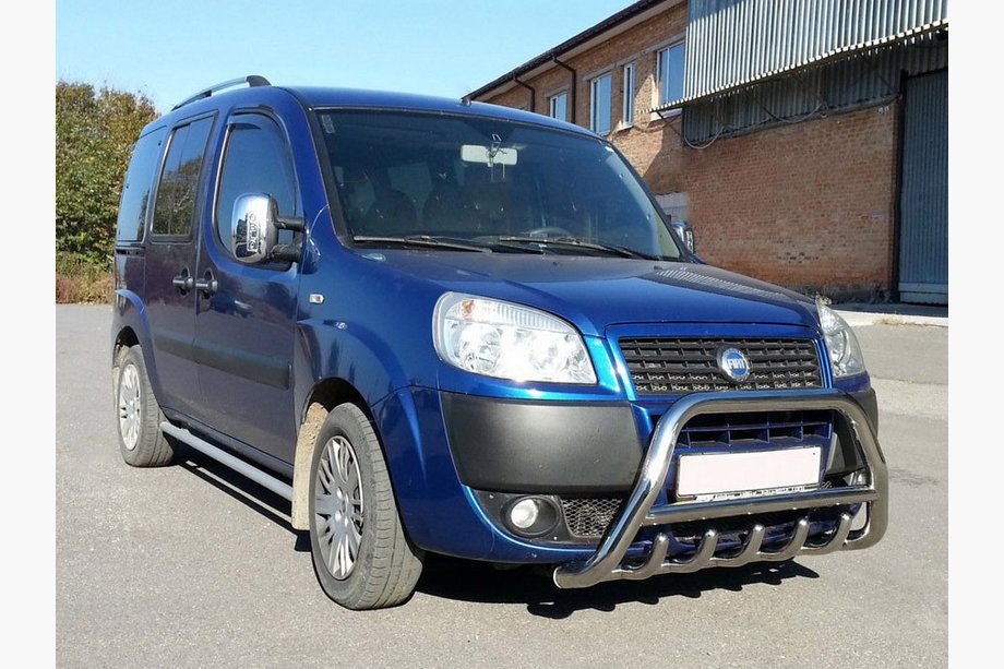 Fiat Doblo I 2005–2010 Predný ochranný rám WT003 (nerez) 60 mm Image