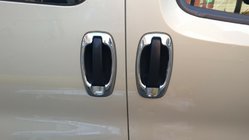 Fiat Fiorino/Qubo 2008–2024 Rámiky okolo kľučiek (4 ks, nerez) Carmos - turecká oceľ fotografia 8