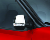 Opel Combo 2012–2018 Nerezové chrómové kryty spätných zrkadiel (2 ks) OmsaLine – talianska nehrdzavejúca oceľ fotografia 2