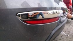 Fiat Linea 2006–2018 Nerezové lišty na zadnú hranu nárazníka (2012↗, nerez, 3 ks) fotografia 4