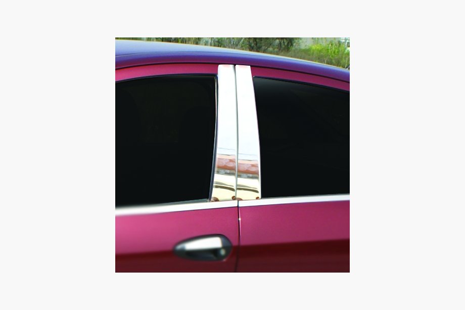 Fiat Linea 2006–2018 Lišty na stĺpiky dverí (6 ks, nehrdzavejúca oceľ) Image