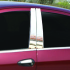 Fiat Linea 2006–2018 Lišty na stĺpiky dverí (6 ks, nehrdzavejúca oceľ) fotografia 1