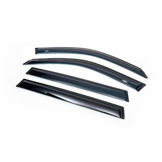Deflektory okien (4 ks, HIC) BMW X3 E83 2003–2010 fotografia 1