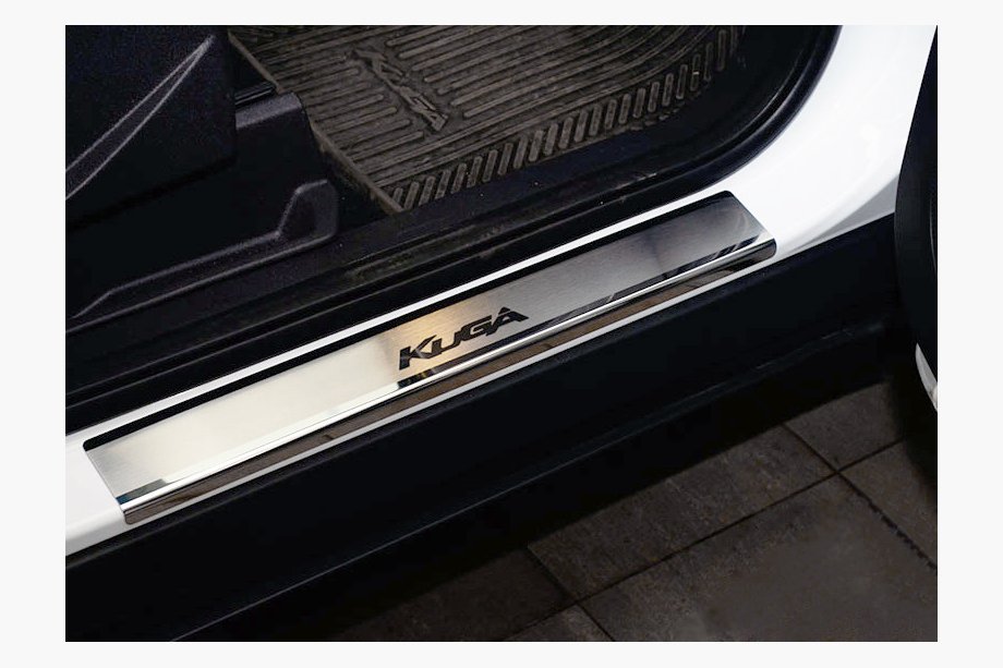 Ford Kuga/Escape 2013–2019 Nerezové prahové lišty Nataniko (4 ks) Štandard – lepiaca páska Lohmann, 0,5 mm Image