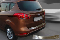 Ford B-Max 2012–2017 Nerezová lišta na zadný nárazník OmsaLine (nerez.) fotografia 1