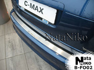 Ford C-Max/Grand C-Max 2010–2019 Nerezová lišta na zadný nárazník Nataniko C-Max fotografia 1