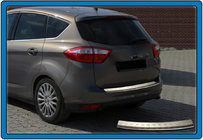Ford C-Max/Grand C-Max 2010–2019 Nerezová lišta na zadný nárazník OmsaLine (nerez.) fotografia 9