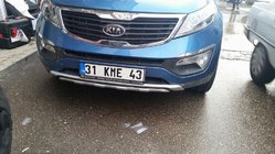 Kia Sportage 2010–2015 Predný lip spojler nárazníka Niken V1 (plast) fotografia 4