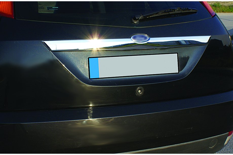 Ford Focus I 1998–2005 Lišta nad ŠPZ (HB, nerez) Image
