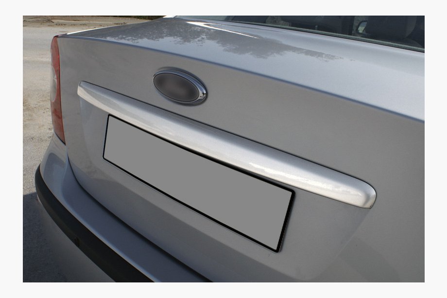 Ford Focus II 2005–2008 Nerezová lišta na veko kufra (Sedan) Carmos - turecká oceľ Image