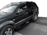 Kia Sportage 2004–2010 Bočné plastové nášľapy S002 (plast) Čierne fotografia 1