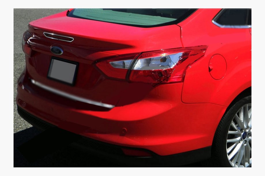Ford Focus III 2011–2017 Nerezový rámik zadného brzdového svetla Fotografia 1