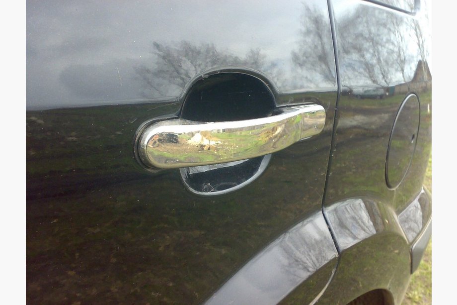 Ford Fusion 2002–2012 Chrómové kryty kľučiek dverí (4 ks, nerez) Fotografia 4