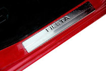 Ford Fiesta 2008–2017 Nerezové kryty prahov Omsa (4 ks) fotografia 1