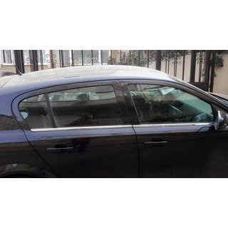 Vonkajšie okenné lišty (nerez) Opel Astra H 2004–2013 fotografia 4
