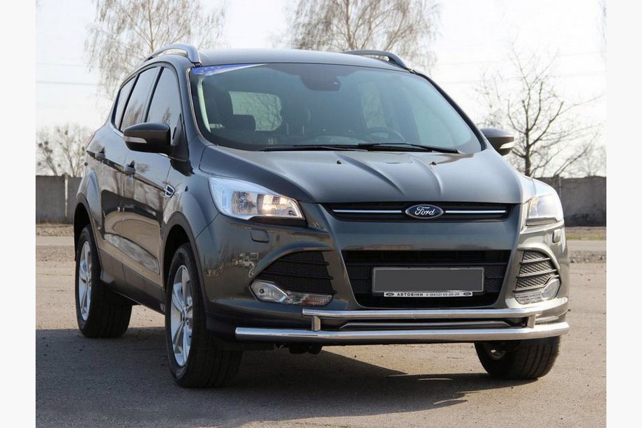 Ford Kuga/Escape 2013–2019 Predný ochranný rám ST014 (nerez) 60/42 mm Image