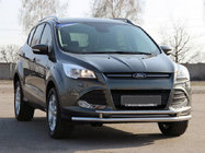 Ford Kuga/Escape 2013–2019 Predný ochranný rám ST014 (nerez) 60/42 mm fotografia 1
