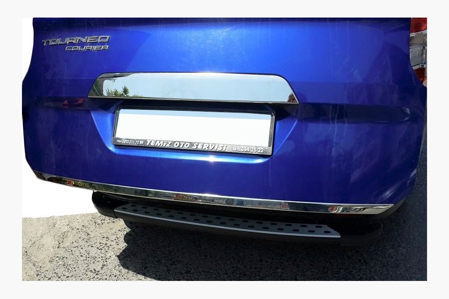 Ford Courier 2014–2023 Ochranná lišta hrany kufra (nerez) Image