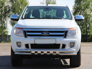 Ford Ranger 2011–2022 Predný ochranný rám ST016 (nerez) fotografia 1