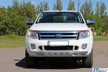 Ford Ranger 2011–2022 Predný ochranný rám ST016 (nerez) fotografia 5