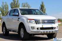 Ford Ranger 2011–2022 Predný ochranný rám ST016 (nerez) fotografia 4