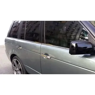 Ozdobné lišty okien (6 ks, nerez) Range Rover Sport 2005–2013 fotografia 1