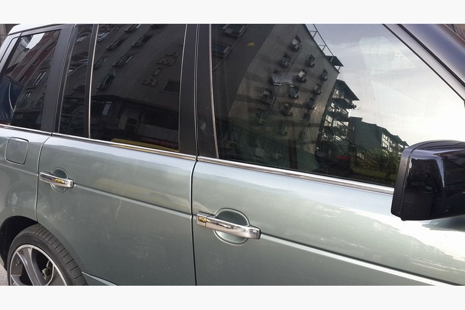 Range Rover III L322 2002–2012 Chrómové kryty kľučiek (4 ks, nerez) Fotografia 3