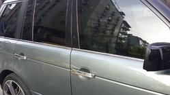 Range Rover Sport 2005–2013 Chrómové kryty kľučiek (4 ks, nerez) fotografia 5