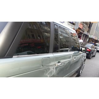Ozdobné lišty okien (6 ks, nerez) Range Rover Sport 2005–2013 fotografia 3