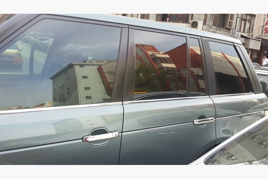 Range Rover III L322 2002–2012 Chrómové kryty kľučiek (4 ks, nerez) Fotografia 5