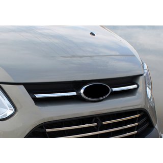 Lišty na hornú masku 2013-2018 (2 ks, nerez) Ford Custom 2013–2022 fotografia 1