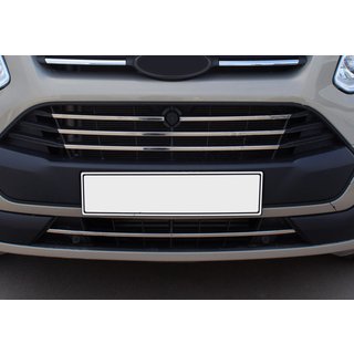 Nerezové lišty na masku chladiča 2013-2018 (5 ks) Ford Custom 2013–2022 fotografia 1