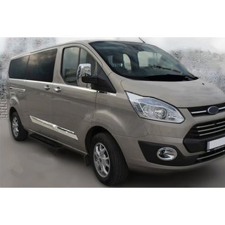 Dverové lišty OmsaLine (5 ks, nerez) Ford Custom 2013–2022 fotografia 1
