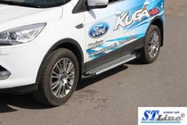 Ford Kuga/Escape 2013–2019 Bočné nášľapy King (2 ks, hliník) fotografia 3