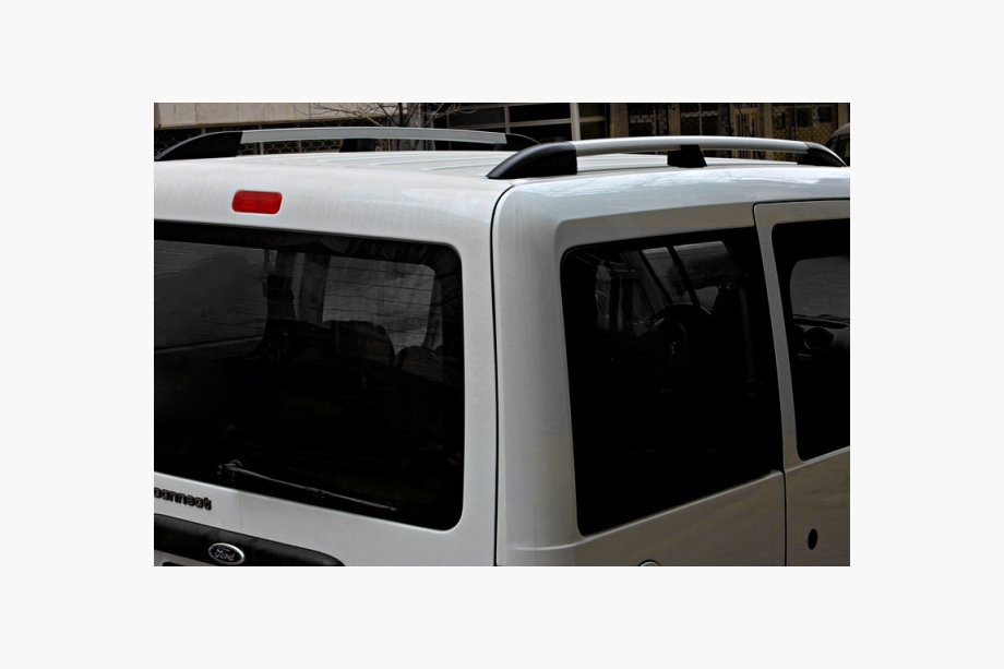 Ford Connect 2002–2006 (Skyline) Strešné lyžiny chrómové (plastové držiaky) Image