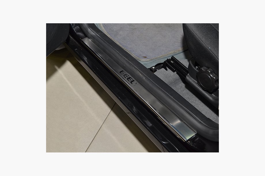 Geely CK-2 2008–2016 Natanika Premium kryty prahov (4 ks, nerez) Image